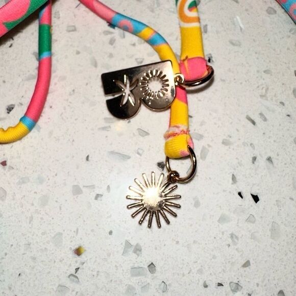 Blackbough Swim Floral Bikini Size M Groovy Garden Like New - Picture 3 of 7